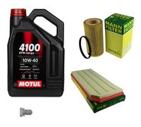 MANN Controllo Set 5 L MOTUL 4100 SYN-ERGY SPEC 10W40 Per Audi A3 8P1 8PA