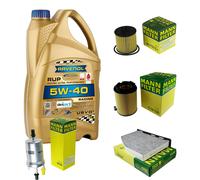 MANN Controllo Set 5L 5W-40 Per VW Golf V 1.4 TSI Audi A3 Seat Altea Leon