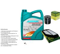 Mann Controllo Set 5L Addinol 0540 Super Light 5W-40 per Chevrolet Scintilla Di