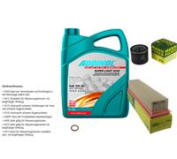 Mann Controllo Set 5L Addinol 0540 Super Light 5W-40 per Legno Renault Twingo II