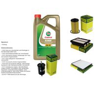 Mann Controllo Set 5L castrol edge 5W-30 C3 per Chevrolet Aveo