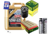 MANN Controllo Set 5L Liqui Moly 10W-40 Leichtlauf Per Suzuki Ignis 1.3