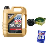 MANN Controllo Set 5L Liqui Moly 10W-40 per Alfa Romeo GT 1.9 JTD 147