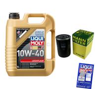 MANN Controllo Set 5L Liqui Moly 10W-40 per Audi A4 Cabriolet 1.8 T VW