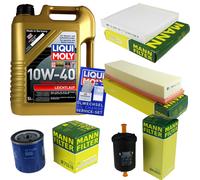 MANN Controllo Set 5L Liqui Moly 10W-40 per Citroën Berlingo 1.6 16V