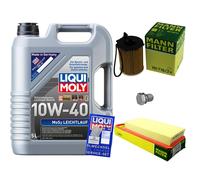 Mann Controllo Set 5L Liqui Moly 10W-40 Per Citroën C3 I 1.4 HDi Peugeot