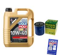 MANN Controllo Set 5L Liqui Moly 10W-40 Per Peugeot 206 Schrägheck 1.4i