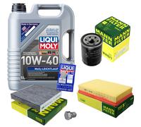MANN Controllo Set 5L Liqui Moly 10W-40 Per Suzuki Swift III 1.5