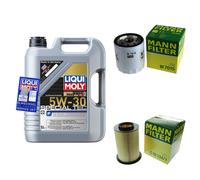 MANN Controllo Set 5L Liqui Moly 5W-30 Per Ford Focus II Turnier 1.8