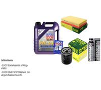 MANN Controllo Set 5L Liqui Moly 5W-40 Leichtlauf High Tech Per Suzuki Swift