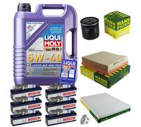 MANN Controllo Set 5L Liqui Moly 5W-40 per Opel Omega B 2.5 V6 3.0