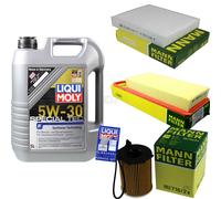 MANN Controllo Set 5L Liqui Moly Special Tec 5W-30 per Ford Fiesta V 1.4 TDCi