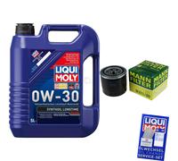 MANN Controllo Set 5L LIQUI MOLY Synthoil Longtime Plus 0W-30 per Kia Venga