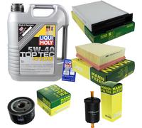 MANN Controllo Set 5L Liqui Moly Top Tec 4100 5W-40 per Renault Megane II