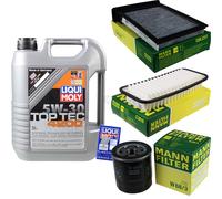 MANN Controllo Set 5L LIQUI MOLY Top Tec 4200 5W-30 per Toyota Aygo 1.0