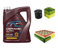 MANN Controllo Set 5L MANNOL Ceramic 5W-40 Per Chevrolet Cruze 1.6