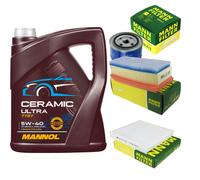 MANN Controllo Set 5L MANNOL Ceramic 5W-40 Per Lada Vesta