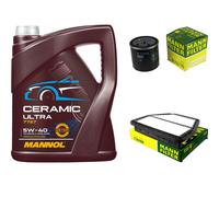 MANN Controllo Set 5L MANNOL Ceramic 5W-40 Per Opel Antara 2.4 Chevrolet