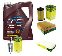 MANN Controllo Set 5L MANNOL Ceramic 5W-40 Per Opel Vectra C Caravan