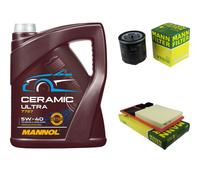 MANN Controllo Set 5L MANNOL Ceramic 5W-40 Per VW Golf VI 1.4 Polo Seat