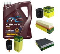 MANN Controllo set 5L MANNOL Ceramic Pro 10W-40 per Citroën Berlingo MF 1.4i