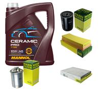 MANN Controllo Set 5L MANNOL Ceramic Pro 10W-40 Per VW Caddy II Kasten 9K9A