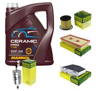 MANN Controllo Set 5L MANNOL Ceramic Pro 10W-40 Per VW Golf V 1K1 1.6 FSI