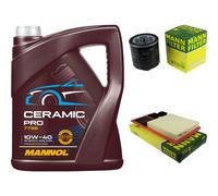 MANN Controllo Set 5L MANNOL Ceramic Pro 10W-40 Per VW Golf VI 5K1 1.4 Seat