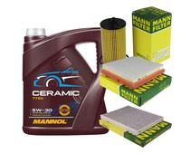 Mann Controllo Set 5L mannol Ceramica 5W-30 Adatto A per Opel Adamo