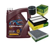 Mann Controllo Set 5L mannol Ceramica 5W-30 per Kia Xceed 1.6 T-Gdi 1.4