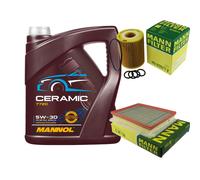 Mann Controllo Set 5L mannol Ceramica 5W-30 per Opel Zafira B 1.7 CDTI Astra