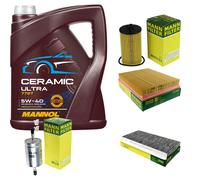 Mann Controllo Set 5L mannol Ceramica 5W-40 per Opel Vectra C Roulette