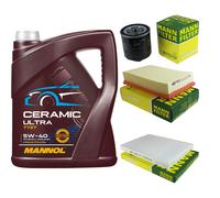Mann Controllo Set 5L mannol Ceramica 5W-40 per Sedile Inca