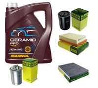 MANN Controllo set 5L MANNOL Ceramica per 10W-40 per VW Caddy II Kasten 9K9A