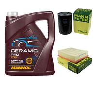 MANN Controllo set 5L MANNOL Ceramica per 10W-40 per VW Passat Variant 3B 5