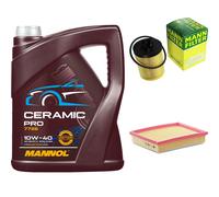 Mann Controllo Set 5L mannol Ceramica Pro 10W-40 per Opel Corsa B 73_78
