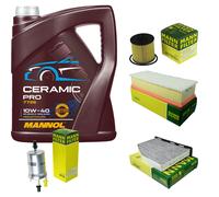 Mann Controllo Set 5L mannol Ceramica Pro 10W-40 per VW Touran 1T1 1T2