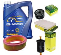 MANN Controllo Set 5L MANNOL Classic 10W-40 per Renault Kangoo 1.4 Clio II