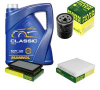 MANN Controllo Set 5L MANNOL Classic 10W-40 per Suzuki Swift III 1.3 1.5 1.6