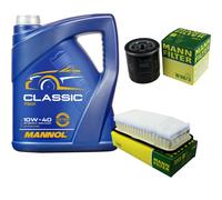 MANN Controllo Set 5L MANNOL Classic 10W-40 per Toyota Avensis Stufenheck 1.6