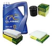MANN Controllo Set 5L MANNOL Classic 10W-40 per Toyota Avensis Stufenheck 1.6
