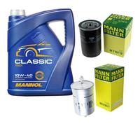 MANN Controllo Set 5L MANNOL Classic 10W-40 per VW Transporter III Bus