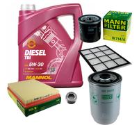 Mann Controllo Set 5L mannol Diesel Tdi 5W-30 per Fiat Palio Week-End 1.7