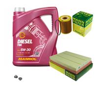 Mann Controllo Set 5L mannol Diesel Tdi 5W-30 per IN Legno Per Opel Meriva