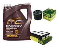 MANN Controllo Set 5L MANNOL Energy 5W-30 per Hyundai Tucson 2.0 2.7 AWD KIA