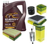 Mann Controllo Set 5L Mannol Energy Premium 5W-30 Per Opel Meriva Vauxhall