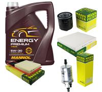 MANN Controllo Set 5L MANNOL Energy Premium 5W-30 Per VW Polo 1.4 Seat Ibiza