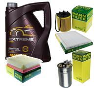Mann Controllo Set 5L mannol extreme 5W-40 per Opel Corsa D 1.3 CDTI