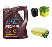 Mann Controllo Set 5L mannol IN Ceramica 5W-40 per VW Golf IV 1.6