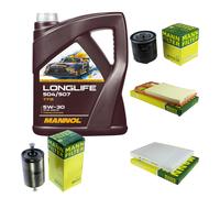 MANN Controllo Set 5L MANNOL LONGLIFE 504/507 5W-30 Per Seat Ibiza II 6K1